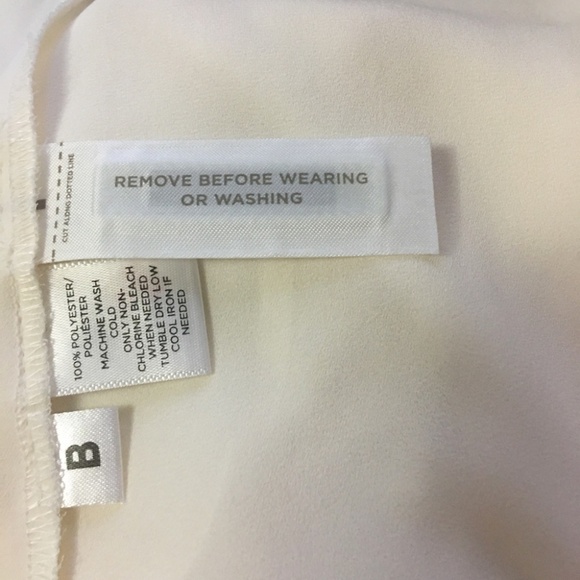 Loft Bow Tie Detail Sleeveless Blouse Button Front Top Shirt Lightweight - Picture 13 of 16